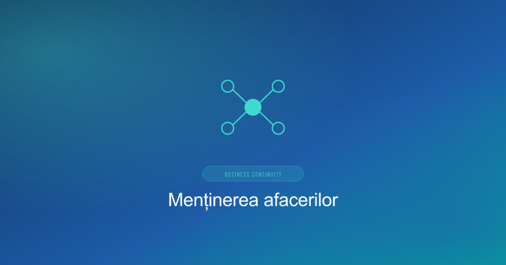 Continuitate afaceri rețea de noduri