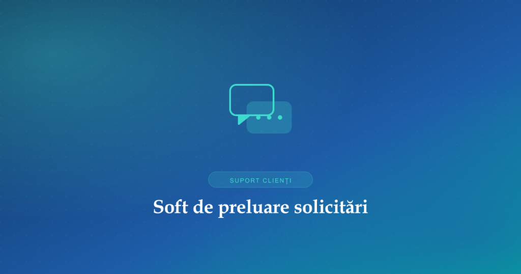 Panou suport clienți cu ferestre de conversație